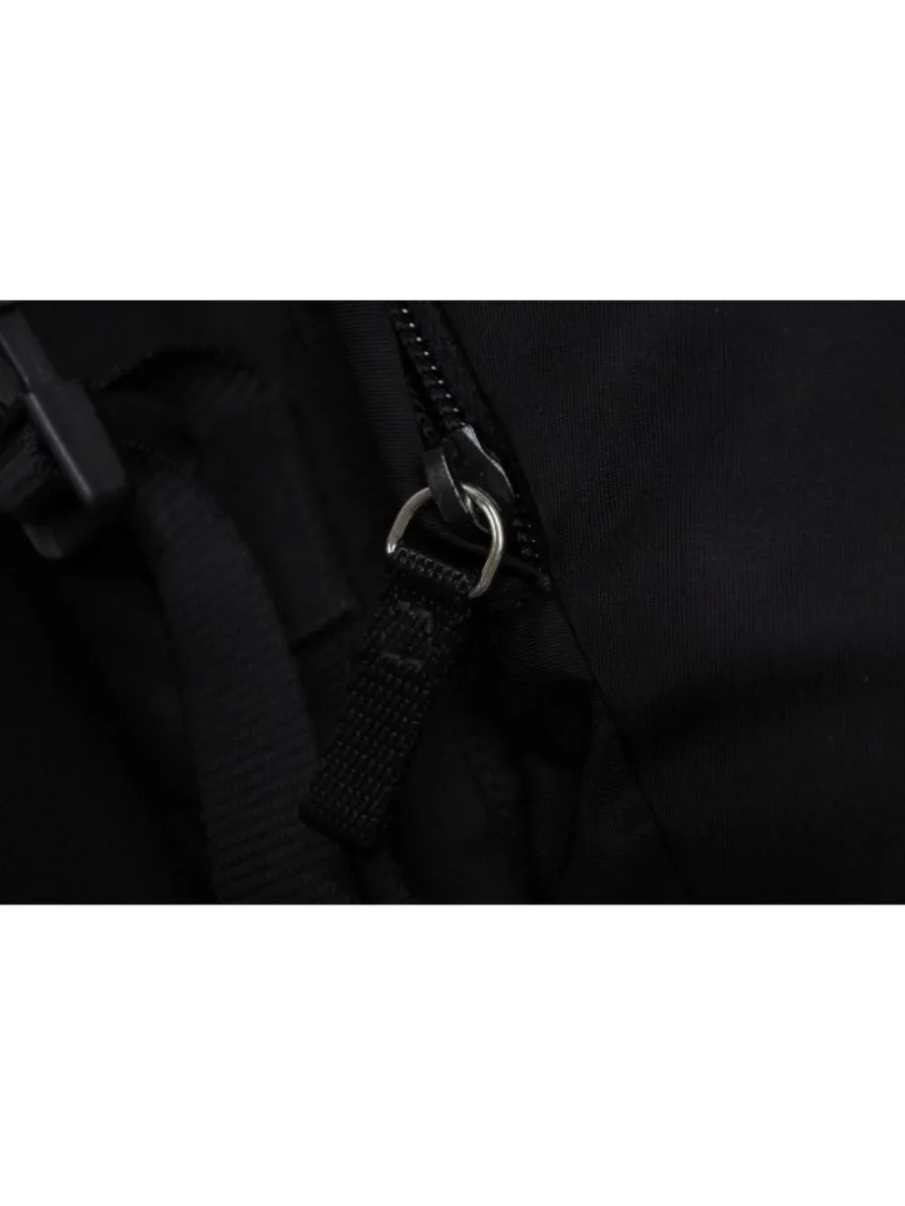 Prada Re-Nylon Backpack Black Silver